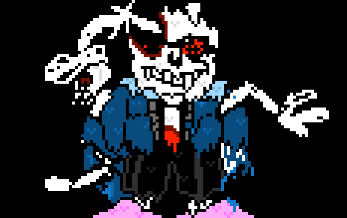 [72c467] Amalgamated horror Sans sprite