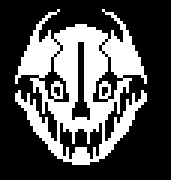 [63ceb7] custom Gaster Blaster | Found this, Choatic, stole another thing page: http://pixelartmaker.com/gallery?after=344586