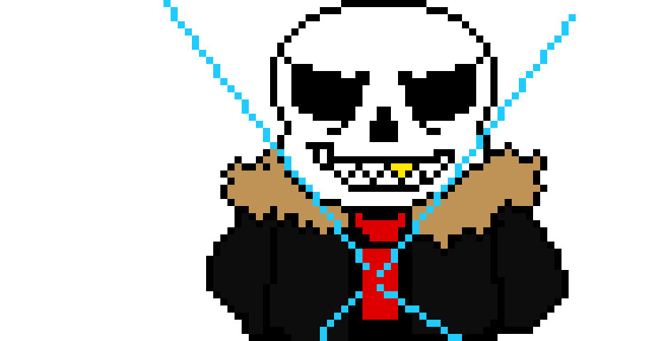 [53a360] Surrounds Ink with gaster blasters firing at him * 