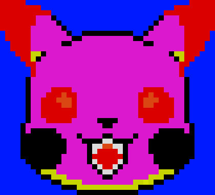 [9664c4] Pixel Pikachu evil ver.