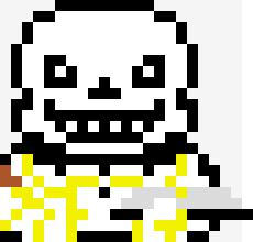 [46ea29] *points his bible at the harmed sans**his wounds begin healing*