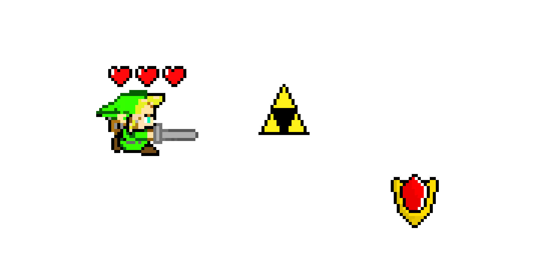 [9664c4] pixel art link