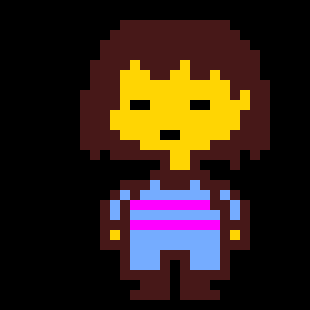 [df4002] [Dodges it 2 times, but then gets hit by it.] ((By the way does it have a poison ability like sans or not?))