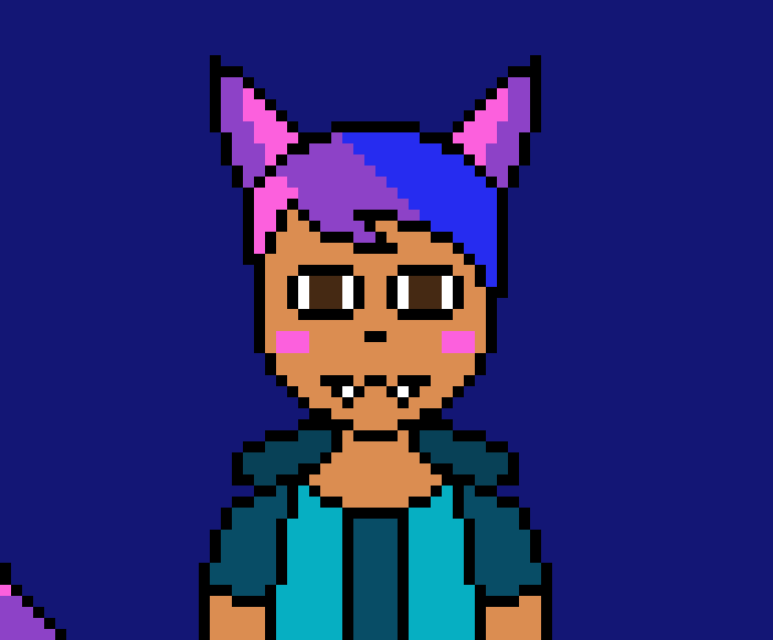 [4fbda4] taps eleted on the back*i have came back...-Evan