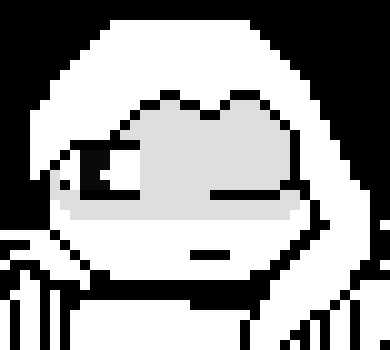 [7a0a81] *she stops walking and looks at T while chris is in his bedroom.* ...? *that meant "Uhh..."*