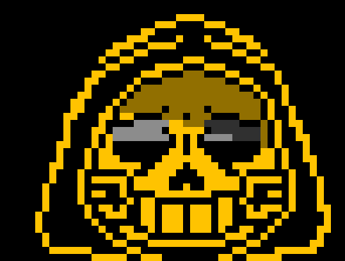 [af8e4b] -{A little shadow trail circles around jack-o, but aint really doin anything.}-