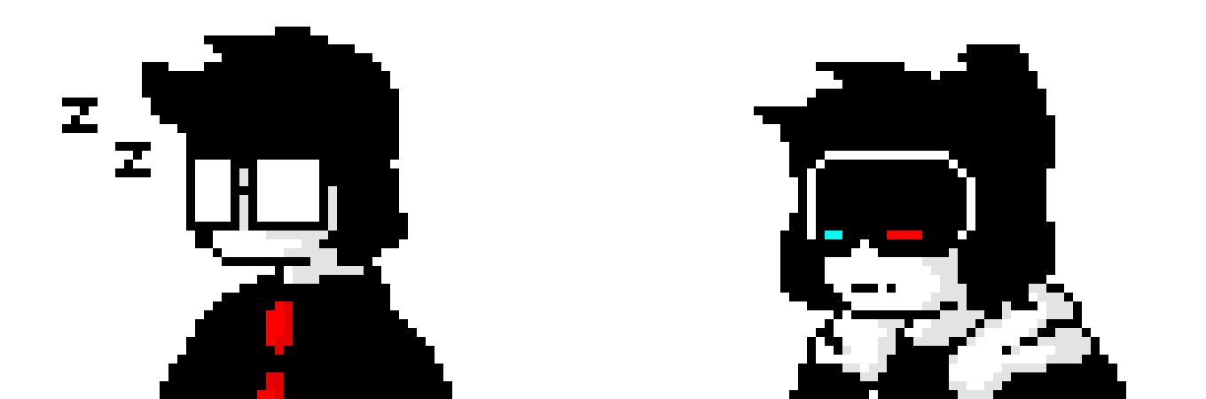 [e8dd50] * They'd both fall asleep. *