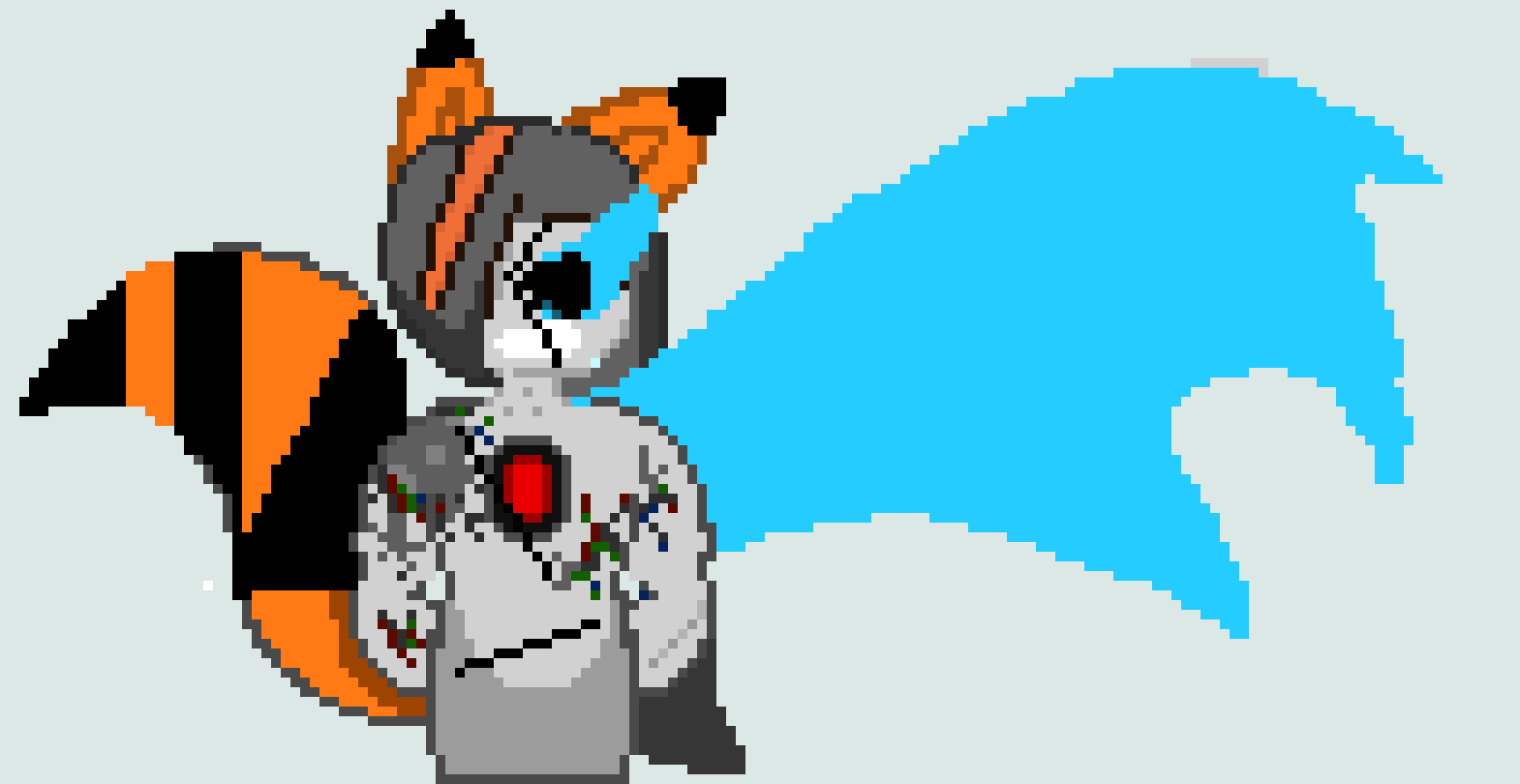 [d8d976] ((This is the part where i start godmoding a bit fyi)) *Element change: Water* . . . -Glitch Dreemurr