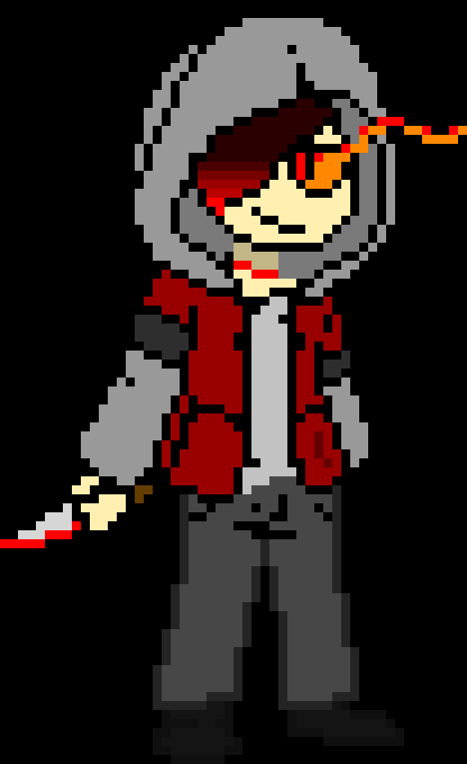 [4793a2] -dodges again hes humming his own theme...bit narcissistic...- you cant beat me...-knives raise from the ground-