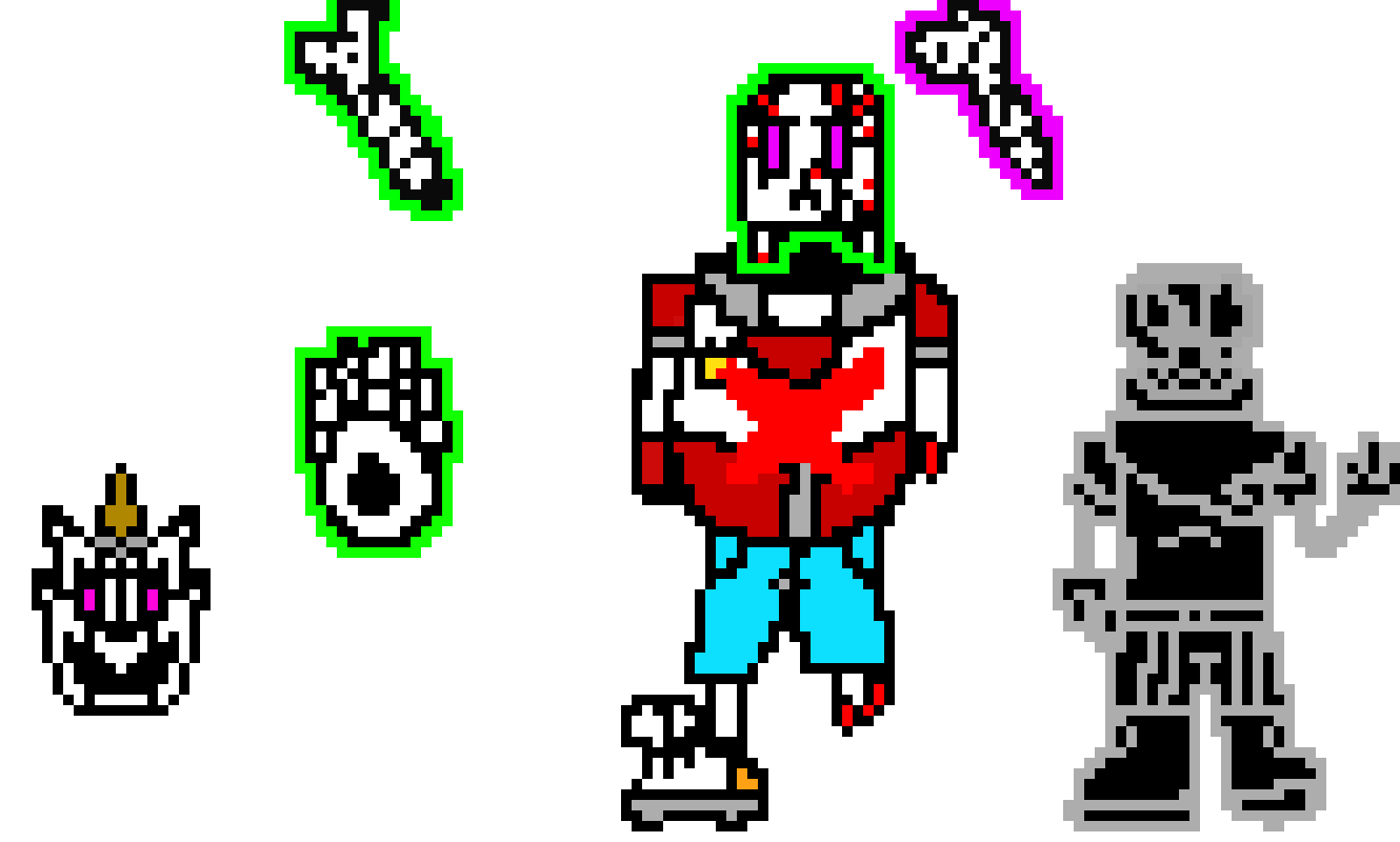 [30c8ea] Underswap hard mode papyrus phase 4-4.5.