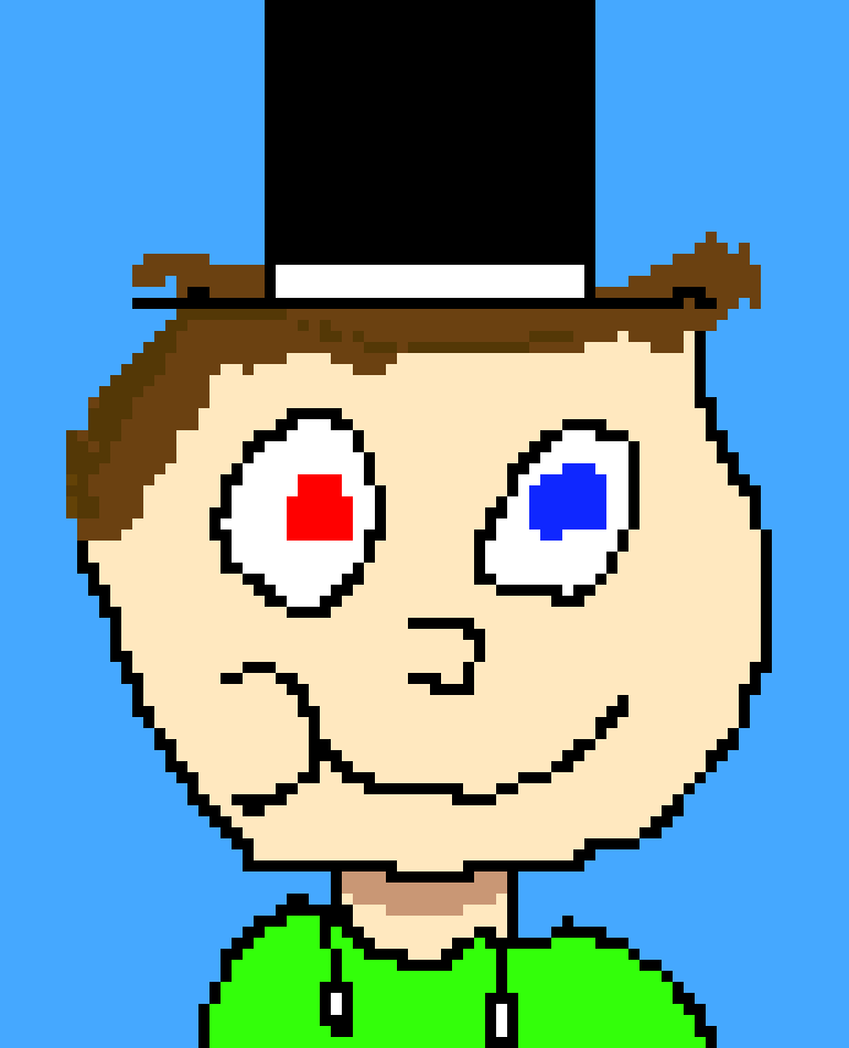 [875d64] top hat tom with a sky
