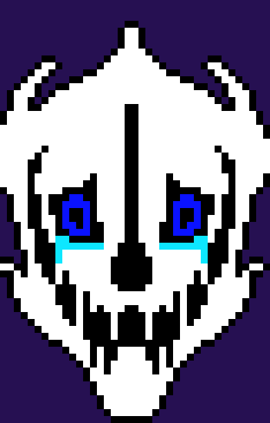 [7a4037] *Blue appears shaking, and hides from Hate behind Red