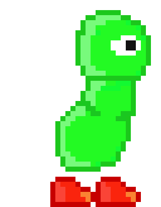 [2efee1] Pixel Pike man Idle