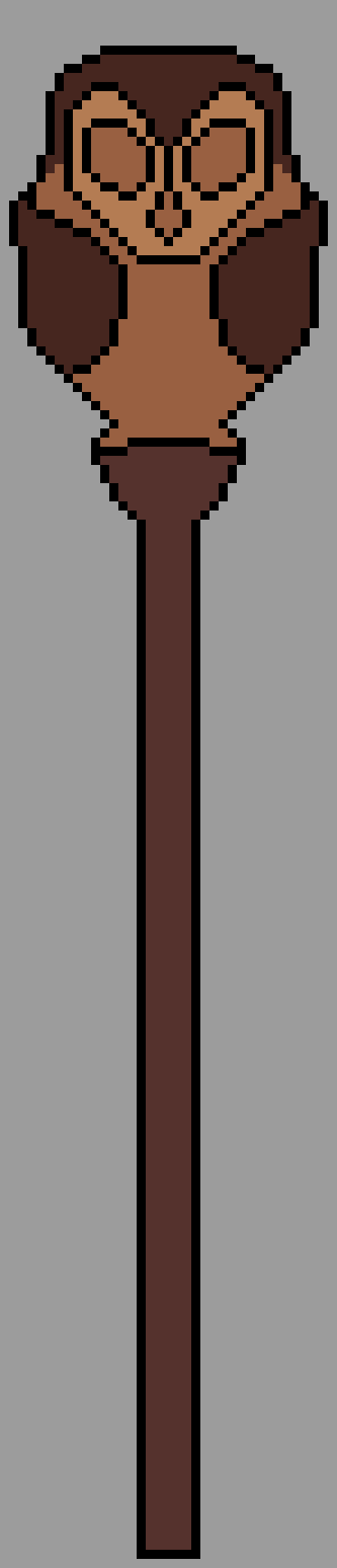 [aac8e1] *A staff/palisman lays on the ground* -Owlbert (Cadmus)