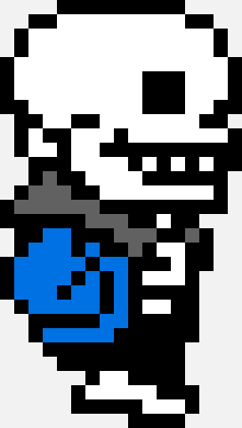 [ea8bdd] UnderTale - Sans sprite sheet(isaac)a