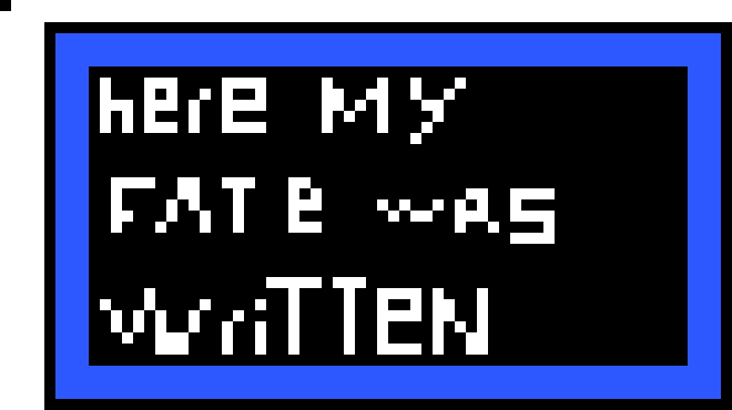 [9664c4] here my fate was written