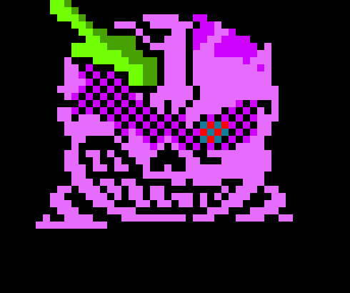 [72c467]  im a berry -purple berry sans