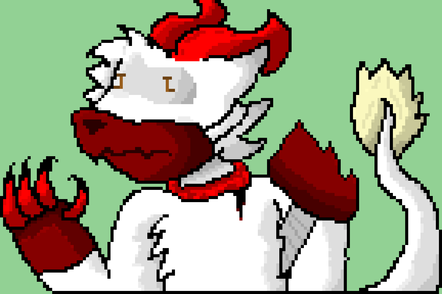 [95be89] Terrie, mildly like Undyne.... | Yet to think of a mixed name...