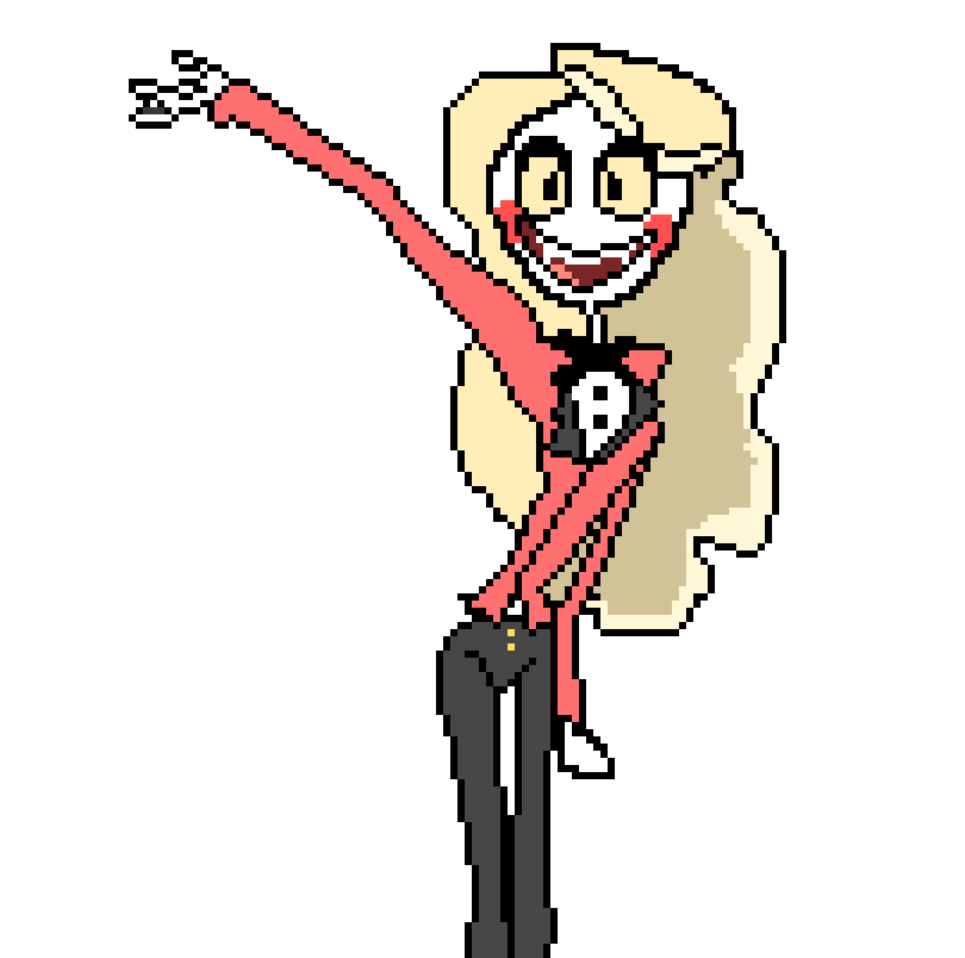 [ae61c8] Well ok then *calls Alastor* Hey this thing is trying to kill me can you help. What? You can't come? WHAT DO YOU MEAN YOU CAN DO ANYTHING ARRRRRRGH 