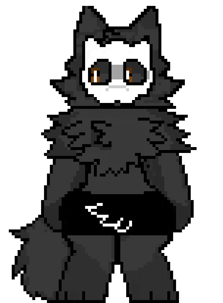 [2211ff] [Changed]: Evan The Dark Latex Wolf (My Take) [Looking to the left]