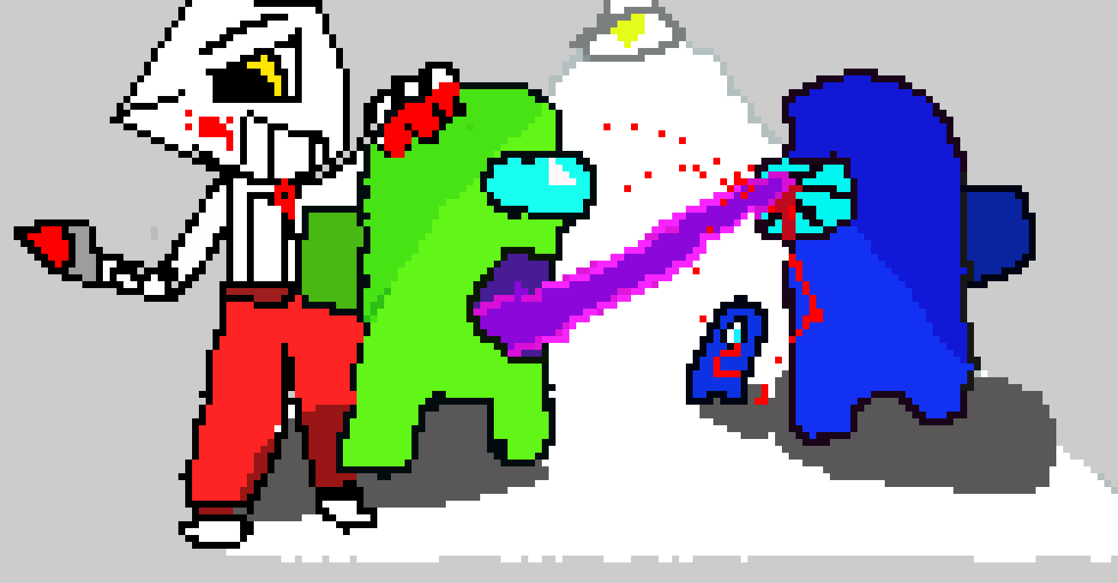 [c2eebe] this is my brothers work *eexcept for the non among us related guy*