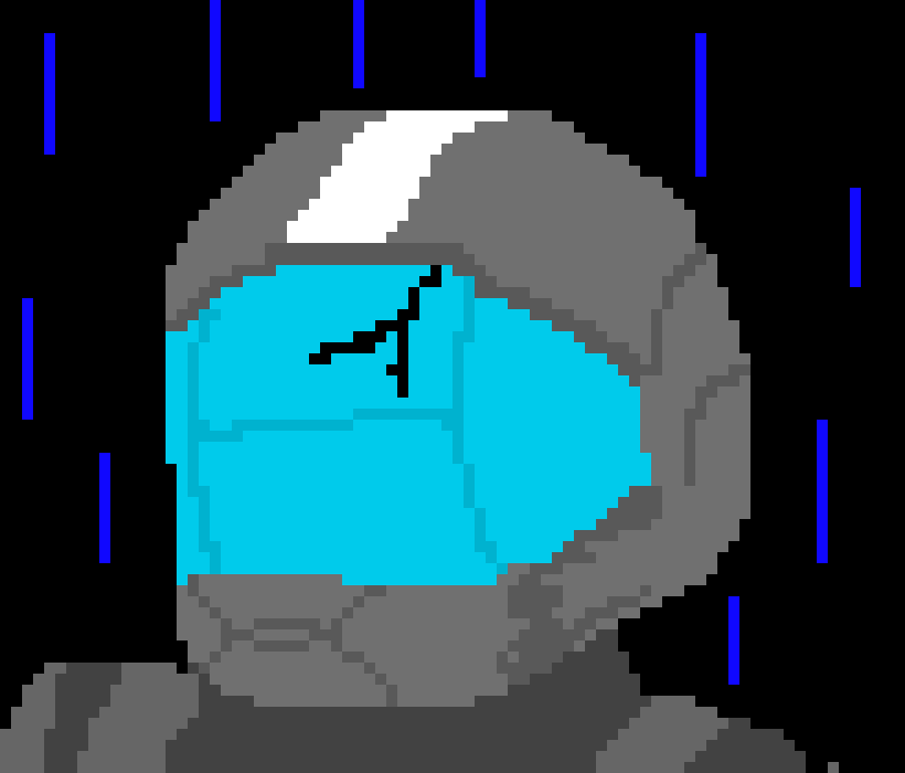 [de8c0d] *he picked up the dusty helmet* huh?