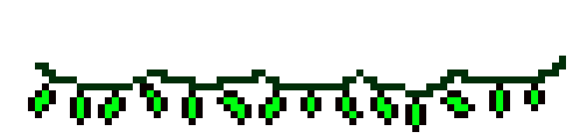 [520509] green christmas lights