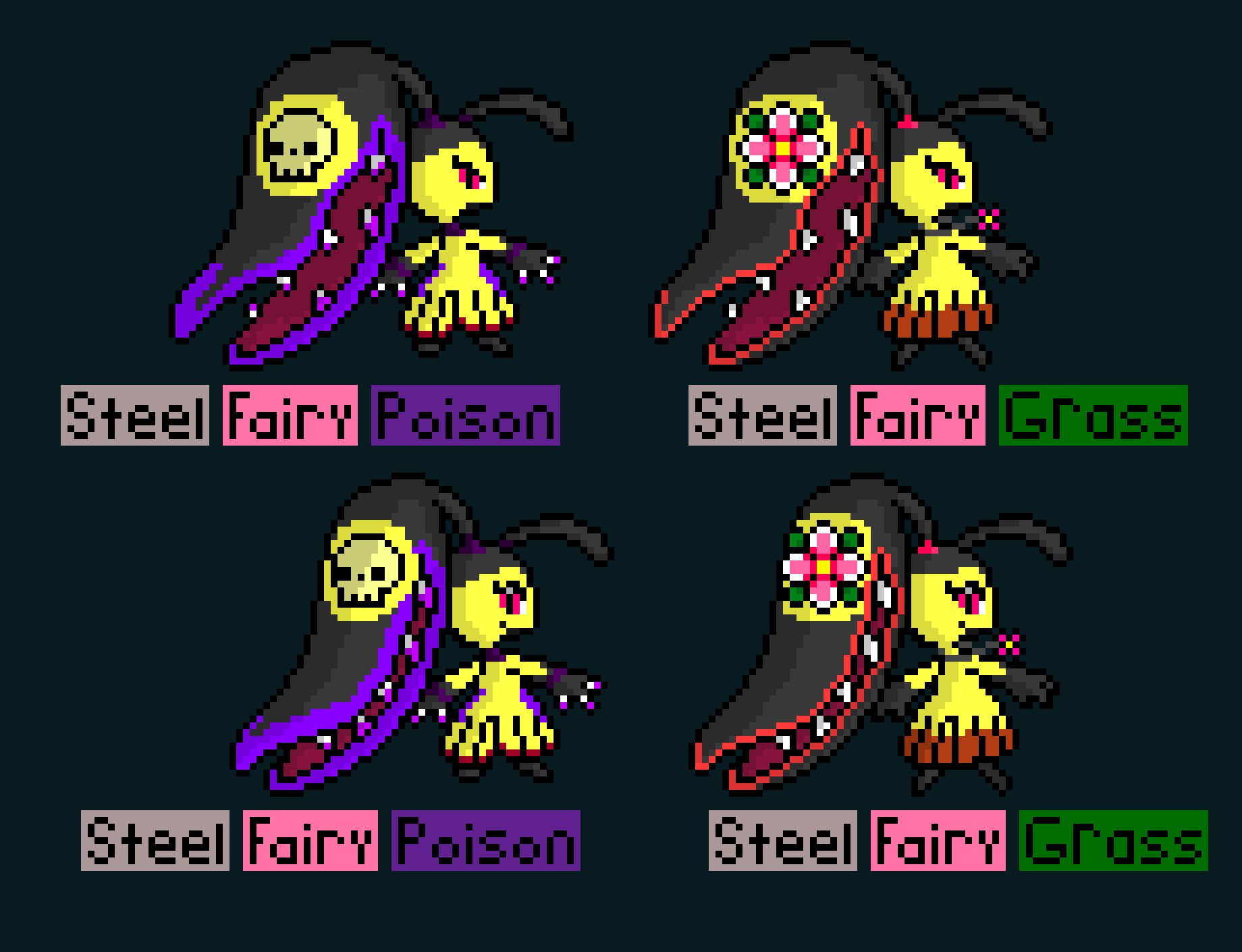 [9664c4] Mawile (2 designs And types) by the darkened wolf