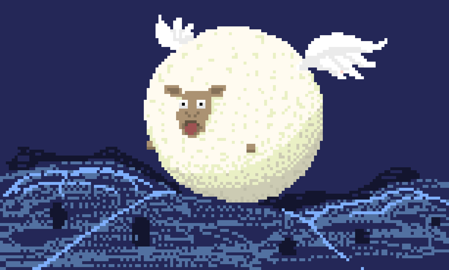 [9664c4] nativity sheep