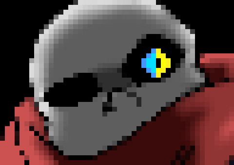 [e27272] *Puts cherry in blue bones so he can't mvoe* (aka no teleporting) Why..are u attacking my friend..