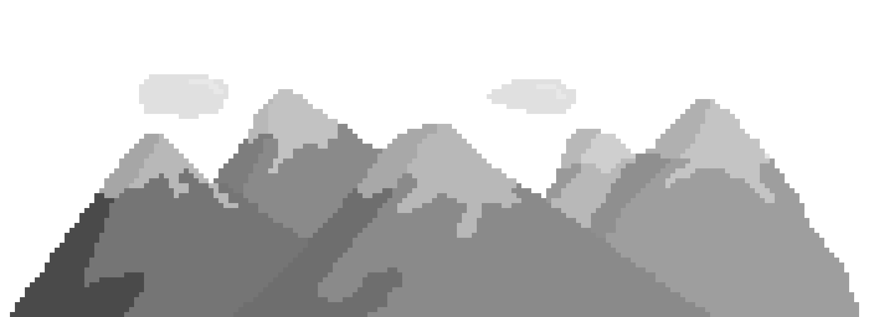 [3e371a] mountains pixel art2