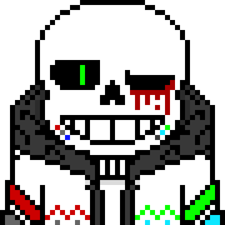 [0ae1f1] (i was going to respond, but i heard a creepy as hell noise) Torment.....dammit why didn't i see it *dodges and sends stars at nightmare (copying outertale attacks)