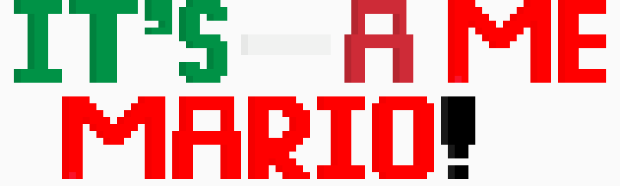 [9664c4] It's-a me, Mario!