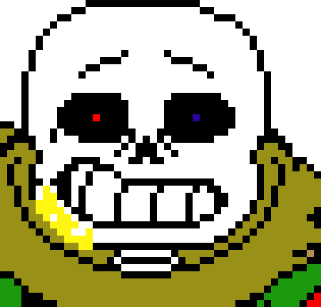 [c8bb2d] oh hi BD can u help me make this look like a chaotic sans 