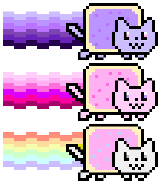 [9664c4] ShadowNyan, PsychicNyan, and Pastel