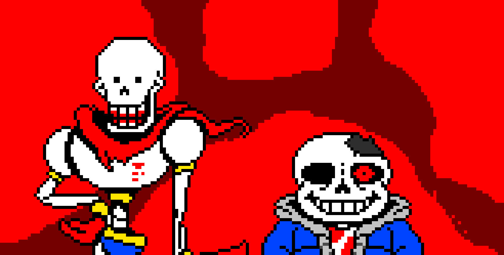 [64d91f] horrortale Sans and Papyrus