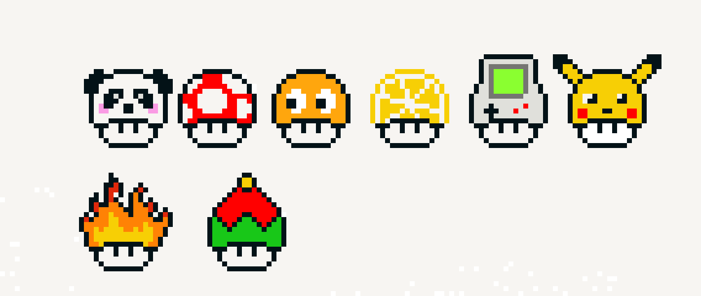 [9664c4] Mario Mushroom Verisons