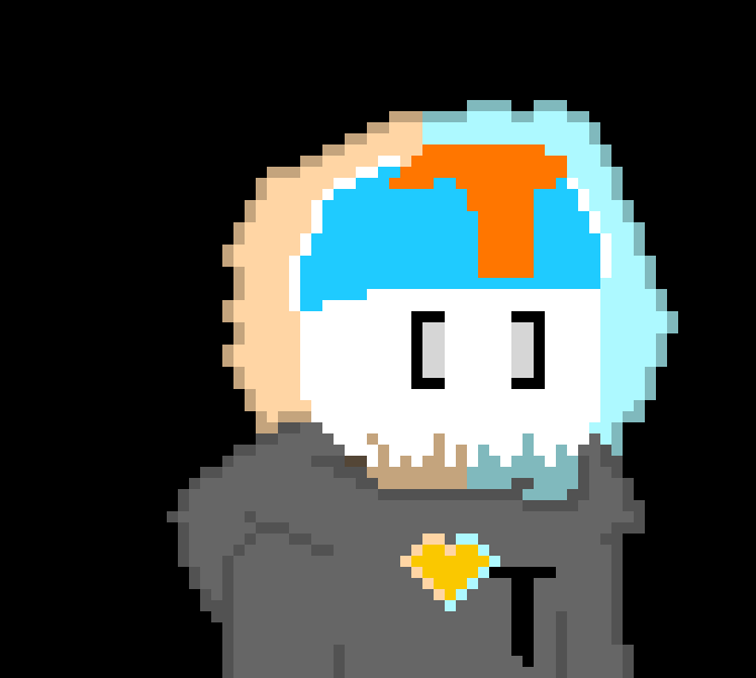 [f455be] *The simulation of Canon T's grave disappears as T himself walks in.* Heya.