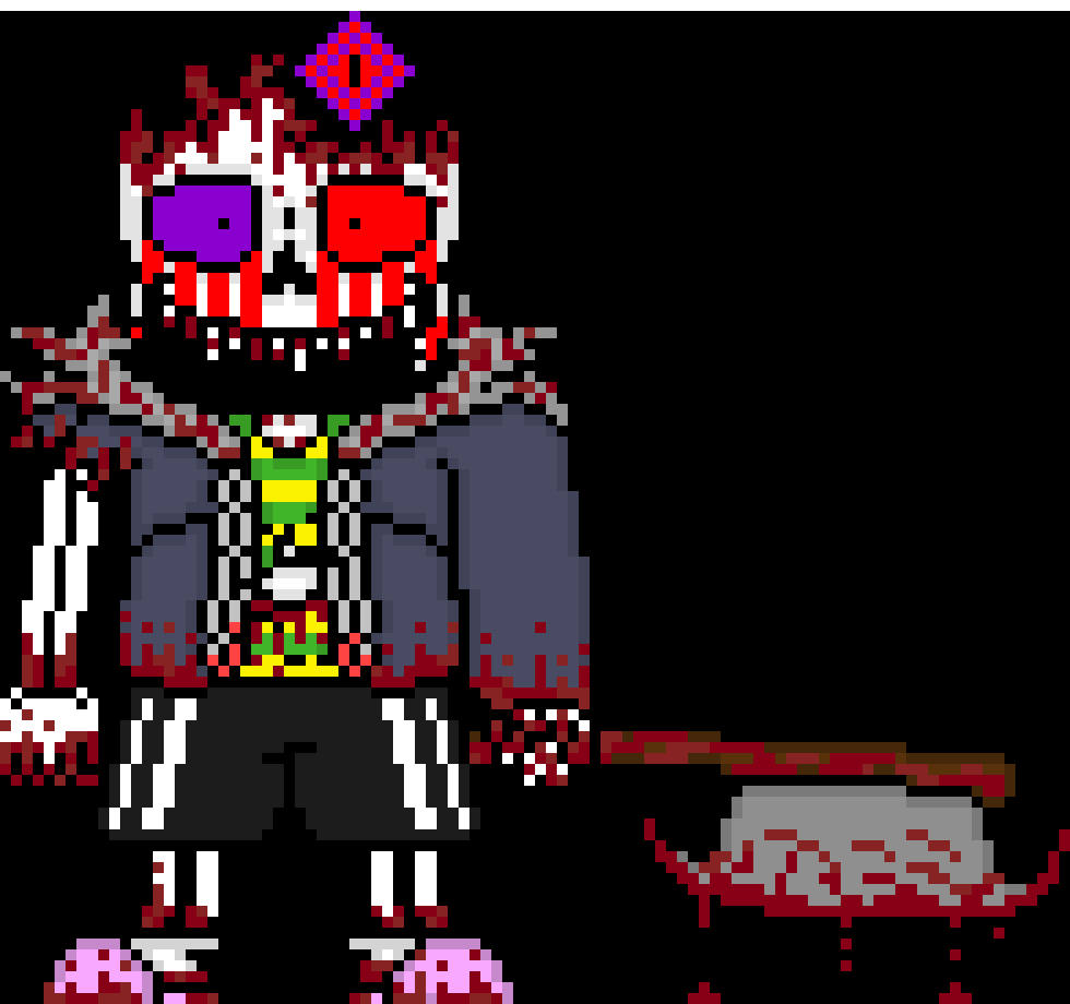 [e8cb42] Terror: ugh my head hurts from all of this man *looks down* hold on have i got taller? nah i must be going crazy from all of this