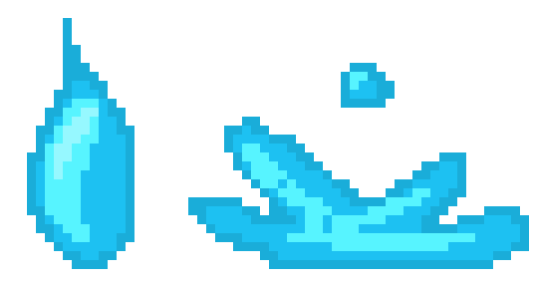 [2aebe6] goute d'eau