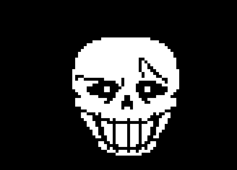 [17874f] genuine horror as sans is undergoing the face terraforming while he's still concious