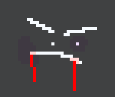 [6a7b6a] *Blood drips from mouth, but they still keep punching themself, their screams can be heard from a 20 mile radius*