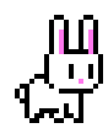 [9664c4]  bunny explorer white bunny