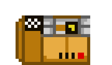 [45d928] -wall-e peaks out of his box...he appears to be shaking-