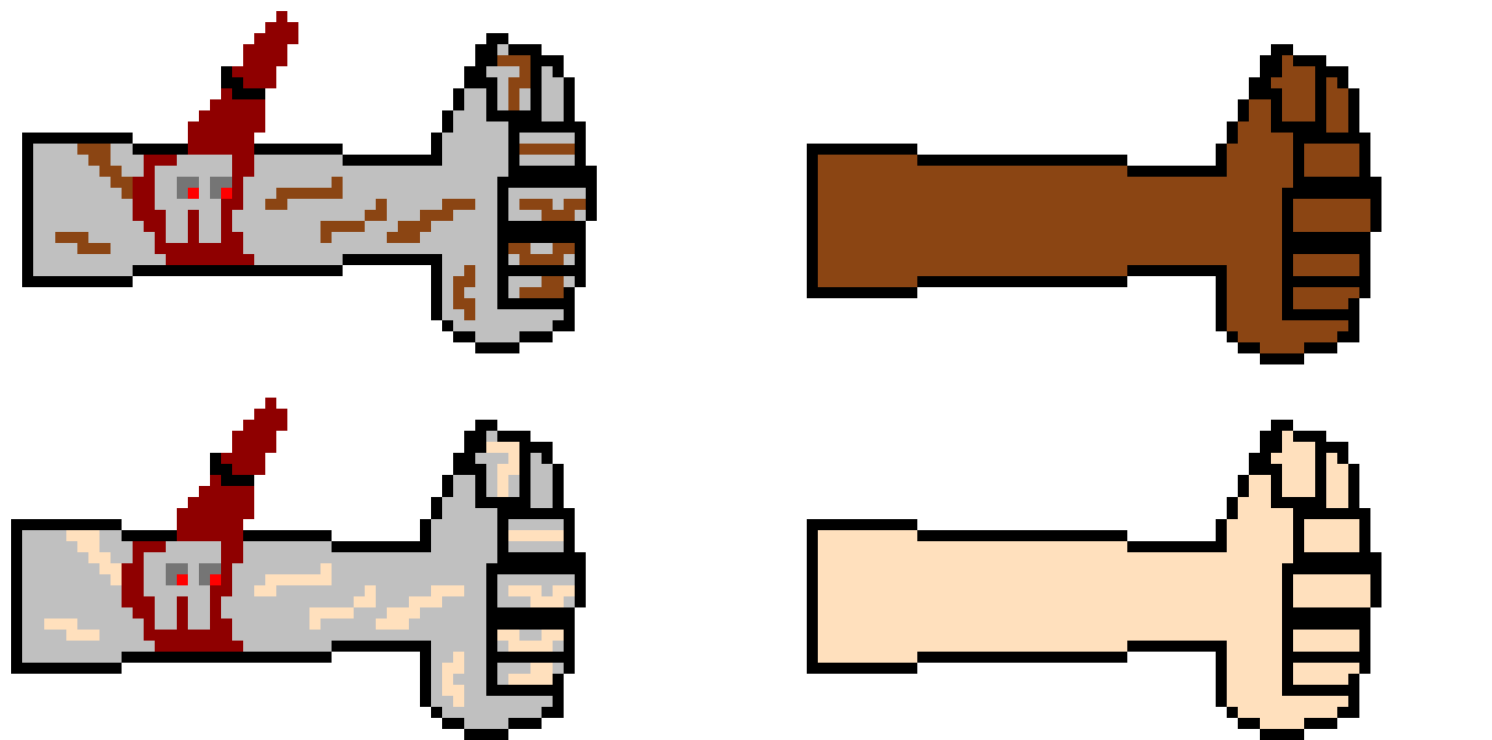 [9664c4] 2 melee weapons (what should I call them)
