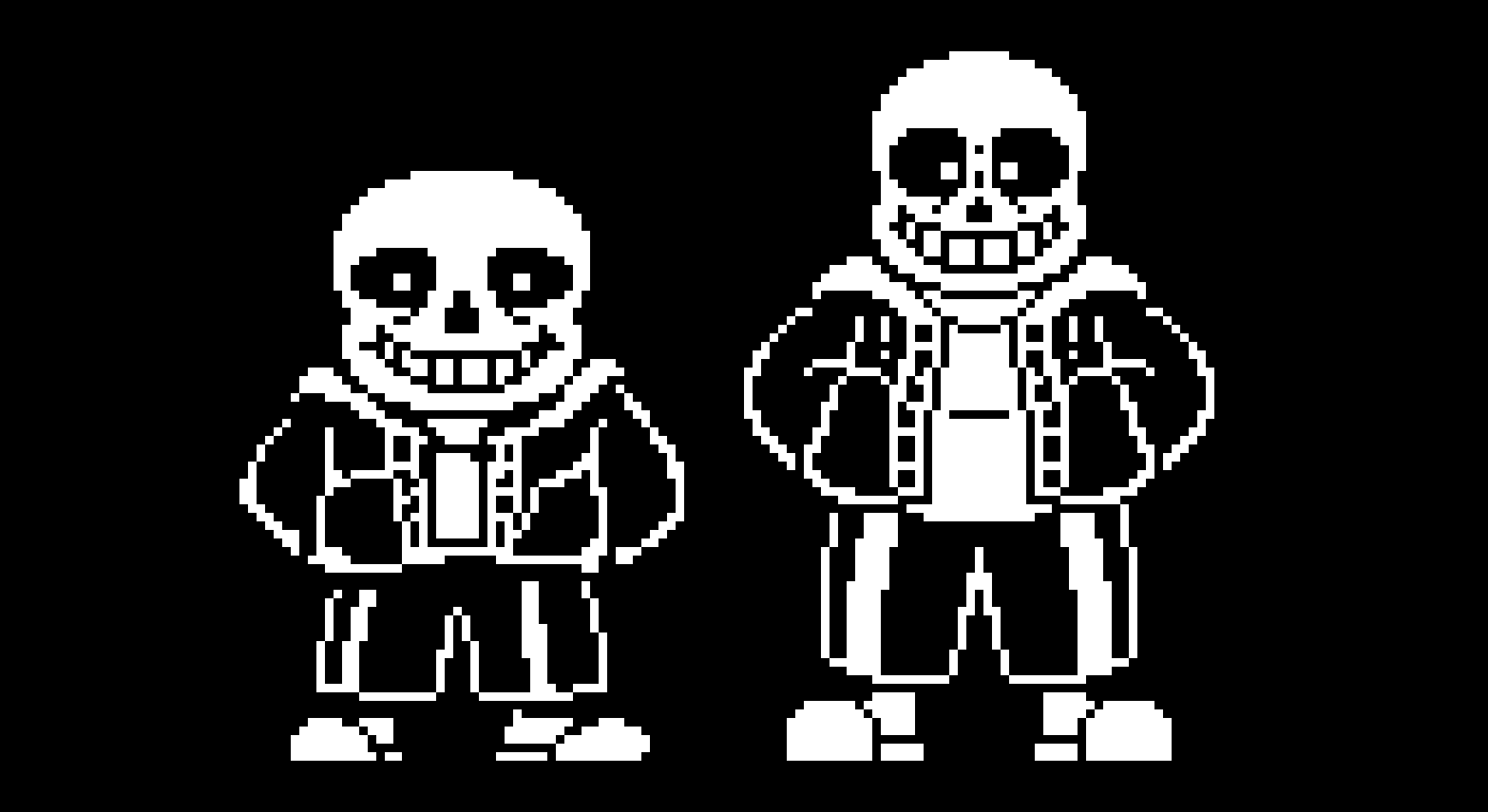 [d9187b] Sans Sprites (Original & My Recreation)