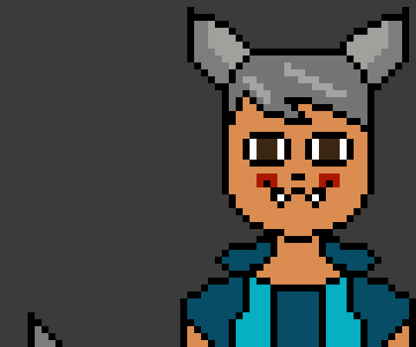 [4fbda4] (pulls it hard but not to hard so she doesn't get hurt)c-can y-y-you rub my tail Eve???- Evan