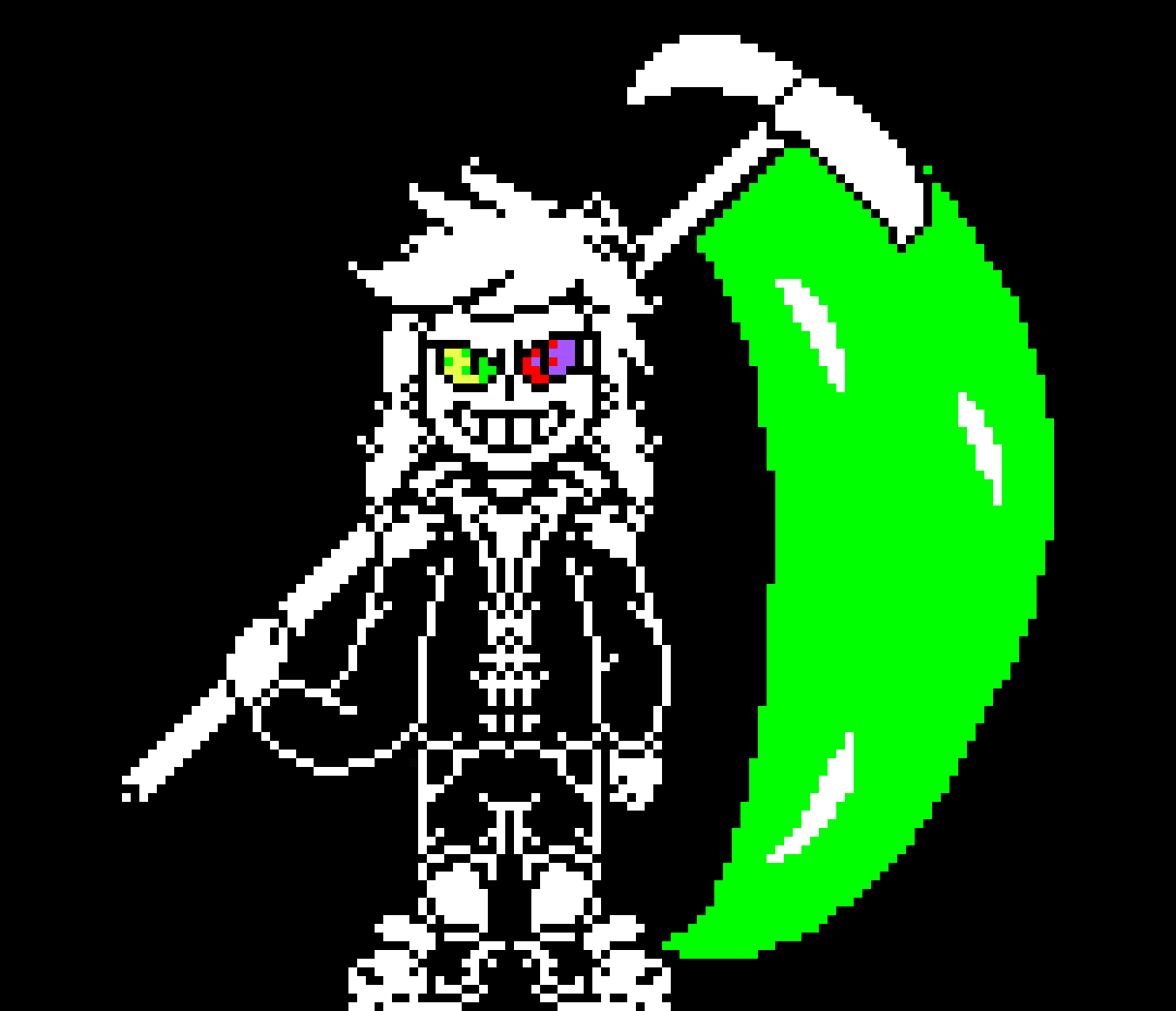 [95be89] "W.I.P | StoryShift:Dishope!ArraTale Justin | How the fuck, do I make the scythe look better?... -Terrie