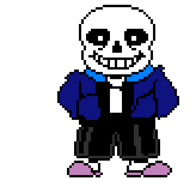 [229c66] Dust!Sans turned into UT sans Sprite