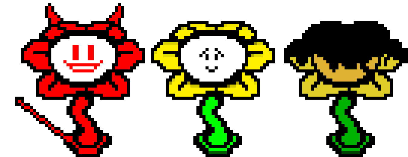 [7237da] Flowey faces